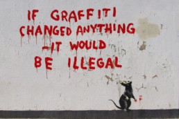 Banksy, onde ver suas obras por Londres | Londonices: Dicas de Londres