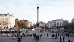Trafalgar Square em Londres